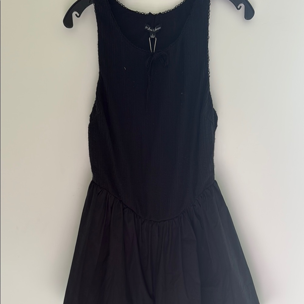 For Love And Lemons Black Halter Sundress Cocktail ABITO MINI BILLIE - Picture 3 of 10